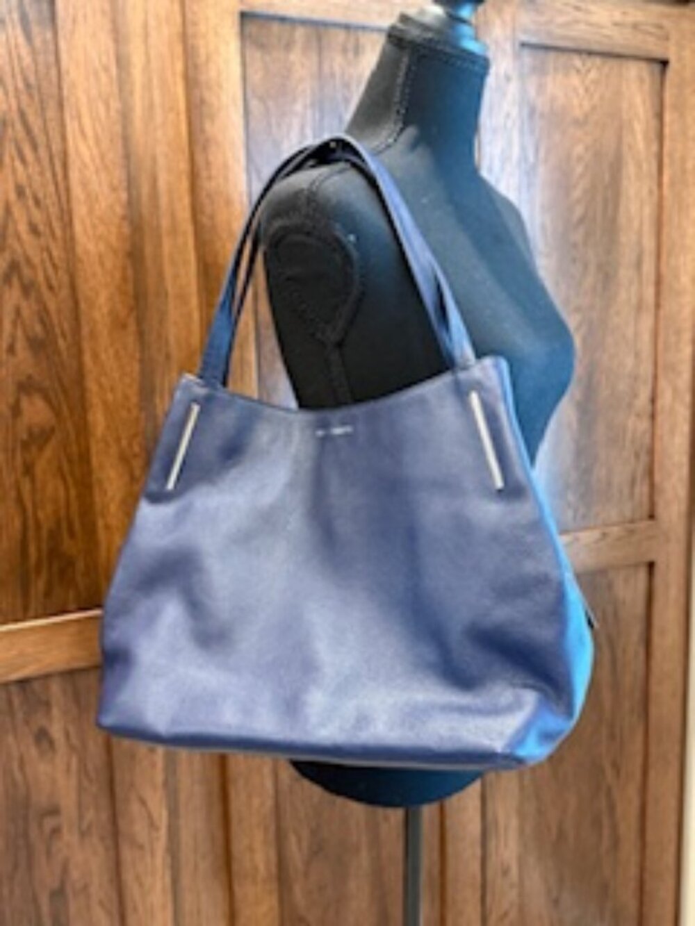Vince Camuto Navy Hobo Bag – 3 Compartments, Chic & Functional